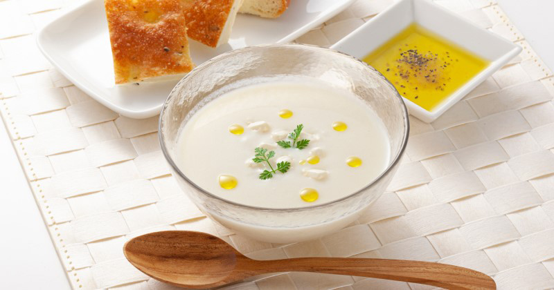 白くまコーンのスープのレシピ