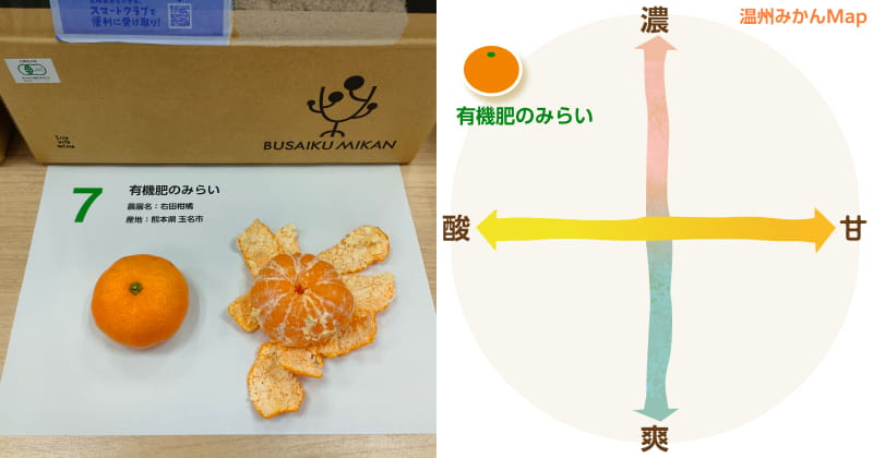 熊本県玉名市の右田柑橘さんの「有機肥のみらい」